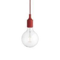 3 X BRAND NEW IN BOXES E27 PENDANT LIGHTS IN BURGUNDY - DIMENSIONS BULB DIAM 12.5 CM - CORD 4M - RRP EACH &pound;85 - TOTAL RRP &pound;255