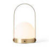 2 X BRAND NEW IN BOXES CARRIE TABLE LAMP PORTABLE ONE IN OLIVE AND ONE IN BRONZED BRASS IN SIZE H 24.5CM X W 13.5 CM - RRP EACH &pound;189 - TOTAL RRP &pound;378 - 2