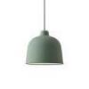 3 X BRAND NEW IN BOXES LOT CONTAINING 1 MUUTO GRAIN PENDANT LAMP IN BLACK IN SIZE L 21 X H 18.5 X W 21 - RRP &pound;165 - AND 2 MUUTO E27 PENDANT LAMP ONE IN LIGHT GREEN AND ONE IN PALE BLUE IN SIZE L12.5 X H 23 X W 12.5 - RRP EACH &pound;85 - TOTAL RRP FOR LOT &pound;335 - 2
