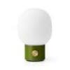 3 X BRAND NEW IN BOXES LOT CONTAINING 1 AUDO COPENHAGEN COLUMN PORTABLE TABLE LAMP IN BRONZE IN SIZE H 18 X DIA 5 CM - RRP &pound;176 - AND 2 AUDO COPENHAGEN JWDA PORTABLE TABLE LAMP ONE IN BLACK AND ONE IN DUSTY GREEN IN SIZE H 21.5 X W 14.5 CM - RRP EACH &pound;176 - 3