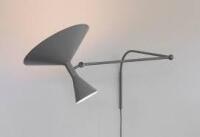1 X BRAND NEW IN BOX LAMPE DE MARSEILLE BY LE CORBUSIER IN GREY IN SIZE MINI 50CM X 85 CM IN GREY - RRP &pound;549
