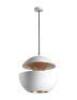 2 X BRAND NEW IN BOXES MIXED LOT CONTAINING 1 DCW EDITIONS HERE COMES THE SUN PENDANT LIGHT IN WHITE - RRP &pound;132 AND 1 FERM LIVING ARUM PORTABLE LAMP IN BLACK - RRP &pound;143 - TOTAL RRP FOR LOT &pound;275