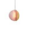 1 X BRAND NEW IN BOX PLEASE WAIT TO BE SEATED PROXIMA PENDANT IN INDIAN RED / ASH GREY / BRASS - RRP &pound;276