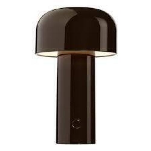 1 X BRAND NEW IN BOX FLOS BELLHOP TABLE LAMP IN BROWN IN SIZE H 210MM X DIAM 125 - RRP &pound;235