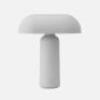 2 X BRAND NEW IN BOXES NORMANN COPENHAGEN PORTABLE TABLE LAMP ONE IN GREY AND ONE IN BLACK H 23.5 X DIAM 20.2 CM - RRP EACH &pound;105 - TOTAL RRP FOR LOT &pound;210
