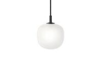 1 X BRAND NEW IN BOX MUUTO RIME PENDANT LAMP IN BLACK WITH WHITE SHADE IN SIZE L 25 X H 30 X W 25 X DIAM 25CM - RRP &pound;345