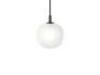1 X BRAND NEW IN BOX MUUTO RIME PENDANT LAMP IN BLACK WITH WHITE SHADE IN SIZE L 25 X H 30 X W 25 X DIAM 25CM - RRP &pound;345