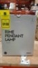 1 X BRAND NEW IN BOX MUUTO RIME PENDANT LAMP IN BLACK WITH WHITE SHADE IN SIZE L 25 X H 30 X W 25 X DIAM 25CM - RRP &pound;345 - 2