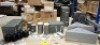 35 X PIECE BRAND NEW MIXED VIPP LOT CONTAINING NICHBA BATH SHELF CORNER IN BLACK , TOOTH BRUSH HOLDER IN BEIGE , SOAP DISH IN BLACK , VIPP280 BRUSH HEADS , VIPP17/18 BIN LINERS ETC ON HALF A BAY