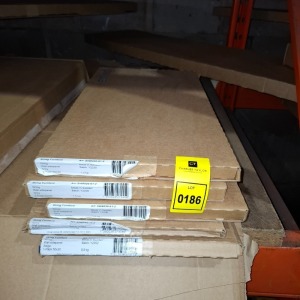 5 X BRAND NEW PACKS OF TWO STRING FURNITURE WALL SIDE PANELS IN SIZE 50 X 30 CM IN GREY / BEIGE IN 5 BOXES