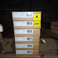 6 X BRAND NEW PACKS OF 3 STRING FURNITURE SHELFS ONLY IN BEIGE IN SIZE 78 X 30 CM IN 6 BOXES