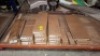 30 X BRAND NEW SHELF PARTS ONLY OF STRING FURNITURE LOT TO INCLUDE PACKS OF 3 IN GREY IN SIZE 58 X 20 CM , PACKS OF 3 IN BEIGE , PACKS OF METAL SHELF LOW EDGE GALVANIZED IN SIZE 58 X 20 CM , STING PLATE RACK IN WHITE ETC ON HALF A BAY