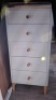 1 X MARLOW TALL 5 DRAWER CHEST BY VIDA LIVING (CUSTOMER RETURNS)