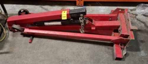 1 X SEALEY ENGINE CRANE HOIST MAXIMUM CAPACITY 1 TONNE (USED CONDITION)