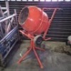 1 X BUILD BUDDY CEMENT MIXER 230V - TESTED WORKING (SEE ALL IMAGES - APPROX 10% CEMENT NEEDS CHIPPING OUT)