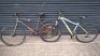 2 X MIXED BIKE LOT CONTAINING 1 VOODOO MARASA BIKE IN GREY AND ORANGE IN SIZE 51CM AND 1 VOODOO AIZAN IN GREY AND GREEN IN SIZE 47CM