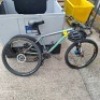 1 X CARRER RAIDON BIKE IN GREY AND GREEN IN SIZE 47CM WITH A SPARE WHEEL