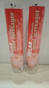 200 X BRAND NEW RELAX HEAD MASSAGERS IN 4 BOXES