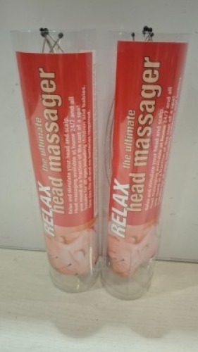 200 X BRAND NEW RELAX HEAD MASSAGERS IN 4 BOXES