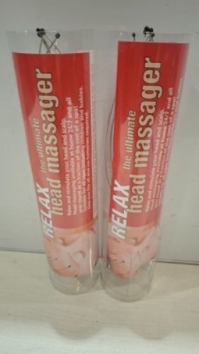 200 X BRAND NEW RELAX HEAD MASSAGERS IN 4 BOXES