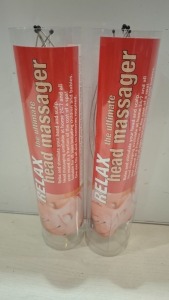 200 X BRAND NEW RELAX HEAD MASSAGERS IN 4 BOXES