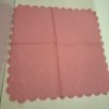 600 X BRAND NEW POLYESTER NAPKINS IN DUSKY PINK IN SIZE 18X18 IN TWO BOXES