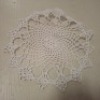 1680 X WHITE ROUND CROCHET DOLLEY IN SIZE 20CM IN ONE BOX