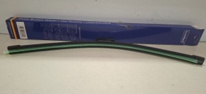 250 X AXEBLINK WINDSCREEN WIPERS 3 IN SIZE 14 , 1 IN SIZE 16 AND 1 IN SIZE 24 IN 5 BOXES