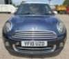 BLUE MINI COOPER CAMDEN D DIESEL 3 DOOR HATCHBACK 1560CC 6 SPEED MANUAL GEARBOX 1ST REGISTERED: 25/6/2010 REG: YF10UZD MILES: 178697 1 KEY (ALTHOUGH VEHICLE WILL NOT START) WITH V5 NO MOT LEATHER SEATS, CLIMATE CONTROL WITH 2 SPARE ALLOY WHEELS ***NOTE: N - 5