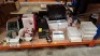 35 X MIXED LOT CONTAINING SPRO IP NETWORK VIDEO RECORDER , TURBO HD DOME CAMERAS , HIKVISION SECURITY CAMERA , CCTV PSU METAL BOX , DA VINCI KEYPAD BOX , PTI CIRCUIT BOARDS , VISTA SMART TRANSMITTERS ETC ON HALF A BAY (NOTE UNKNOWN IF IN WORKING CONDITI