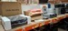 20 X MIXED LOT CONTAINING 2 CASH DRAWER , 3 DELL NETWORKING MXL 10/40GBE SWITCH 10 MODULES , DELL TJJ3M POWEREDGE HOT SWAO POWER SUPPLYS , SHRLF 4B DISPLAY UNIT , DELL XR458 SERVER COLLING FANS ETC ON A FULL SHELF - 2