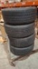 4 X USED LAND ROVER 20 ALLOY WHEELS WITH PART WORN TYRES - 2