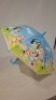 95 X BRAND NEW KIDS UMBRELLA WITH WHISTLE IN TEAL/MULTICOLOUR IN 1 TRAY (NOTE - TRAYS NOT INCLUDED)
