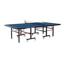 1 X CARLTON GT4000 TT TBI 00 OUTDOOR/INDOOR FOLDABLE TABLE TENNIS TABLE IN BLUE (NOTE - CUSTOMER RETURNS CONDITION UNKNOWN)
