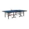 1 X CARLTON GT4000 TT TBI 00 OUTDOOR/INDOOR FOLDABLE TABLE TENNIS TABLE IN BLUE (NOTE - CUSTOMER RETURNS CONDITION UNKNOWN)