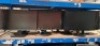 10 X MIXED PC MONITORS LOT TO INCLUDE VIEWSONIC - ASUS AND SAMSUNG