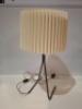 1 X BRAND NEW SKANDIUM FLIEGENBEIN TABLE LAMP IN LIGHT GREY - &pound;1,646 - PRE - BUILT - COMES WITH TWO BOXES - 2
