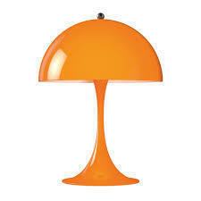 1 X BRAND NEW IN BOX LOUIS POULSEN PANTHELLA 250 TABLE LAMP IN ORANGE - RRP £450 -