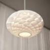 1 X BRAND NEW IN BOX LOUIS POULSEN PATERA OVAL PENDANT IN WHITE IN SIZE W 500 X H 291 X L 500 MM - RRP &pound;1020