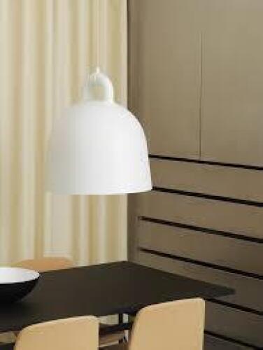 1 X BRAND NEW IN BOX NORMANN BELL LAMP MEDIUM EU IN WHITE - RRP &pound;435