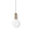 5 X BRAND NEW MIXED LOT CONTAINING 2 X FERM LIVING SOCKET PENDANT HIGH IN BLACK AND ROSE - RRP EACH &pound;85 AND 3 X FERM LIVING SOCKET PENDANT LOW 2 IN BRASS AND 1 IN LIGHT GREY - RRP EACH &pound;85 - TOTAL RRP FOR LOT &pound;425 - 2