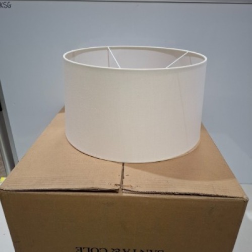 1 X BRAND NEW IN BOX SANTA & COLE AND DIANA MENOR LAMP SHADE IN WHITE IN SIZE 400 X 240 MM - RRP &pound;180