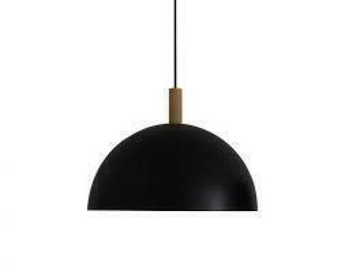 1 X BRAND NEW HANDVARK STUDIO PENDANT IN BLACK / BRASS IN SIZE DIAM 50 CM - RRP &pound;300