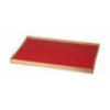 2 X BRAND NEW FINN JUHL TURNING TRAYS 1 IN BLACK IN SIZE W48 X L 30 CM - RRP &pound;229 - AND ONE RED IN SIZE W45 X L 23 - RRP &pound;199 - TOTAL RRP &pound;428