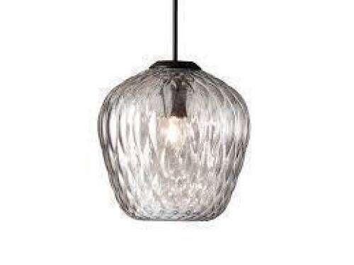 1 X BRAND NEW IN BOX TRADITION BLOWN PENDANT SW4 IN SIZE DIAM 23 CM IN SILVER LUSTRE - RRP &pound;255