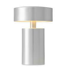 4 X BRAND NEW MIXED LOT CONTAINING 1 X AUDO COPENHAGEN COLUMN TABLE LAMP - PORTABLE IN ALUMINIUM - RRP £175 - 1 X MATIN PENDANT CORD SET IN BLACK - RRP £99 - 2 X KRISTINA DAM DASH CANDLESTICK CANDLE HOLDERS - RRP EACH £70 - TOTAL RRP FOR LOT £414