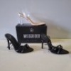30 X BRAND NEW MIXED MISSGUIDED SHOES CONTAINING CLEAR PLATFORM STILETTO HEELED SANDAL IN CLEAR , WF SATIN POINTED LACE UP BARELY THERE IN BLACK , EXTREME PLATFORM SATIN HEELED SANDALS IN BLACK ETC ALL IN SIZE 5
