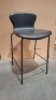 1 X BRAND NEW BRUUMUCH PLAYCHAIR / BAR CHAIR IN BLACK LEATHER IN SIZE 70 CM - RRP &pound;575 - 2