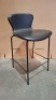 1 X BRAND NEW BRUUMUCH PLAYCHAIR / BAR CHAIR IN BLACK LEATHER IN SIZE 70 CM - RRP &pound;575 - 2