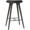 1 X COPE 740 HIGH STOOL IN BLACK IN SIZE H 70 - NOTE EX DISPLAY SOME MARKS SCUFFS AND CRACKS -
